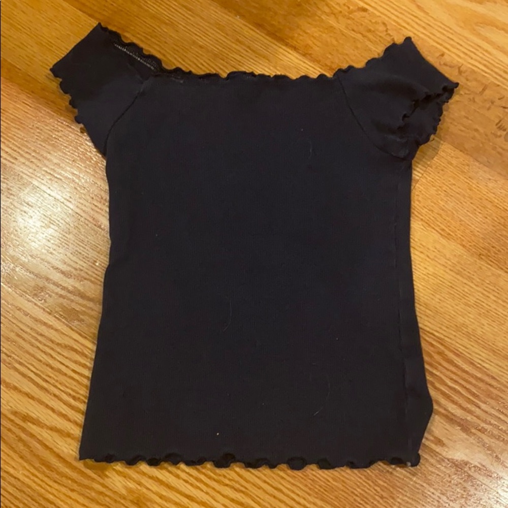 ribbed hollister of the shoulder tank